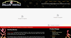 Desktop Screenshot of pallavtextile.com